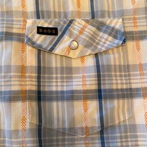 Howler Bros snap button shirt lz Large